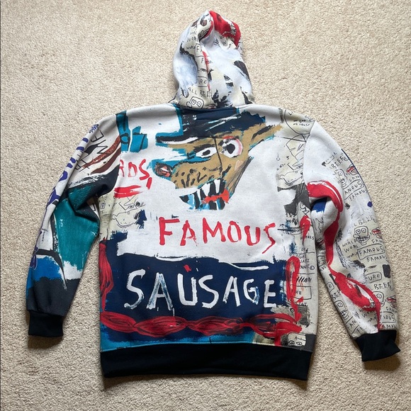 Members Only Jean-Michel Basquiat Multicolor Graphic Hoodie - Picture 10 of 10